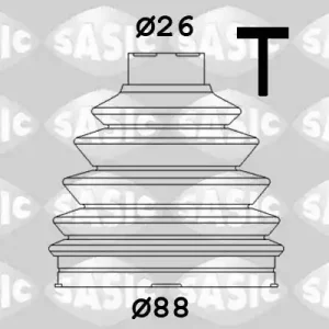 Aandrijfashoes Sasic 1906074 Gecertificeerd