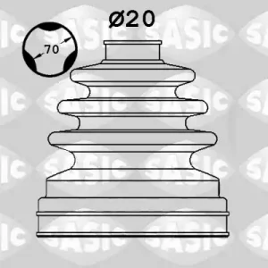 Aandrijfashoes Sasic 1906092 Laatste Kans