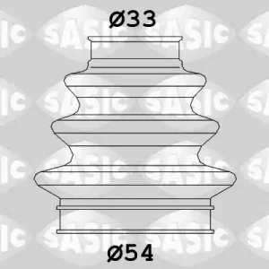 Aandrijfashoes Sasic 1906125 Ambachtelijk