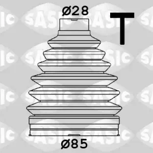 Origineel Aandrijfashoes Sasic 1906130