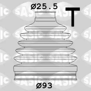 Voordeelprijs Aandrijfashoes Sasic 1906155