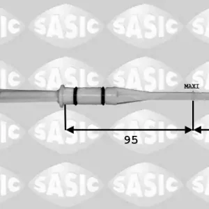 Handgemaakt Oliepeilstok Sasic 1944001