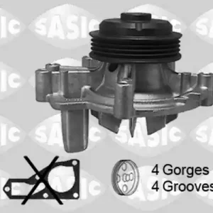 Op = Op Waterpomp Sasic 2011A31