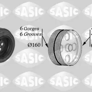 Rechtstreeks Van De Fabrikant Krukaspoelie Sasic 2150028