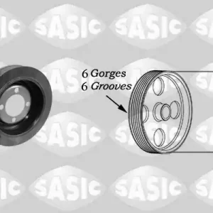 Ambachtelijk Krukaspoelie Sasic 2150032
