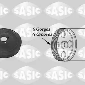 Voordeelprijs Krukaspoelie Sasic 2156029