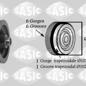 Krukaspoelie Sasic 2156060 Superprijs