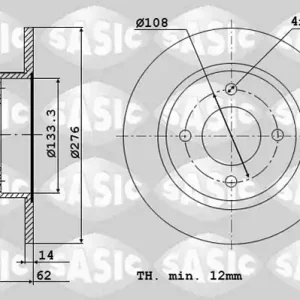 Nieuw Remschijven Sasic 2464W44J