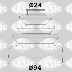 Gecertificeerd Aandrijfashoes Sasic 2873493