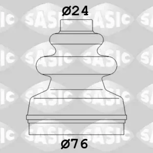 Betrouwbaar Aandrijfashoes Sasic 2873793