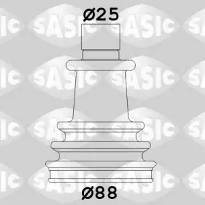 Betrouwbaar Aandrijfashoes Sasic 2933633