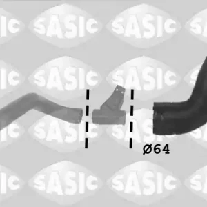 Tijdelijk Beschikbaar Laadlucht-\\/turboslang Sasic 3336090