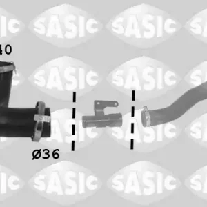 Wereldwijde Verzending Laadlucht-\\/turboslang Sasic 3336224