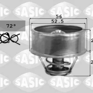 Tijdelijk Beschikbaar Thermostaat Sasic 3371401