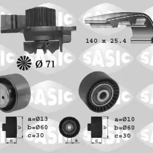 Direct Beschikbaar Distributieriem kit inclusief waterpomp Sasic 3900010