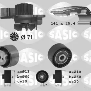 Finale Uitverkoop Distributieriem kit inclusief waterpomp Sasic 3900012
