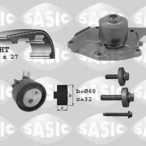 Rechtstreeks Van De Fabrikant Distributieriem kit inclusief waterpomp Sasic 3904022