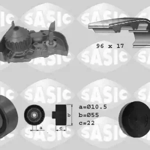 Direct Beschikbaar Distributieriem kit inclusief waterpomp Sasic 3904023