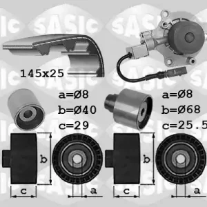 Aanbieding Distributieriem kit inclusief waterpomp Sasic 3906113