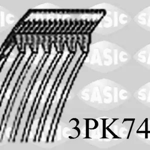 Poly V-riem Sasic 3PK740 Gratis Verzending
