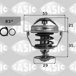 Thermostaat Sasic 4000365 Modern