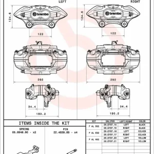 Finale Uitverkoop Remzadel\\/remklauw Brembo F AL D32