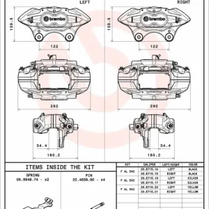 Speciale Aanbieding Remzadel\\/remklauw Brembo F AL D42