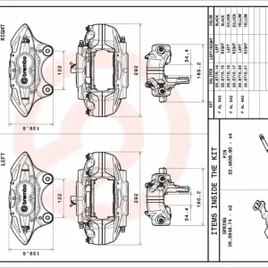 Bestseller Remzadel\\/remklauw Brembo F AL E42