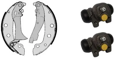 Remschoen set Brembo H 23 004 Beperkte Voorraad