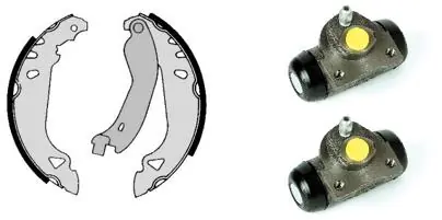 Gecertificeerd Remschoen set Brembo H 23 024