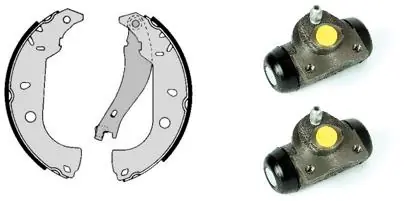 Remschoen set Brembo H 23 026 Authentiek