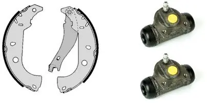 Op = Op Remschoen set Brembo H 23 030