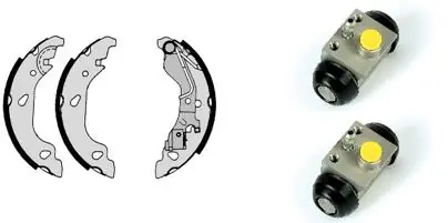Rechtstreeks Van De Fabrikant Remschoen set Brembo H 23 047