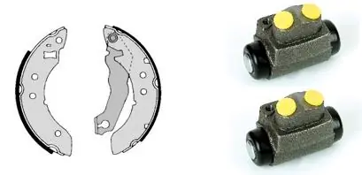 Favoriet Remschoen set Brembo H 24 016
