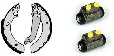 Trendy Remschoen set Brembo H 24 033