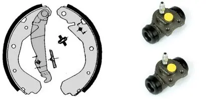 Budget Remschoen set Brembo H 59 028