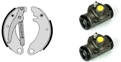 Remschoen set Brembo H 61 006 Favoriet