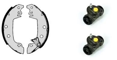 Remschoen set Brembo H 61 021 Snelle Levering