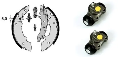 Merkproduct Remschoen set Brembo H 61 025
