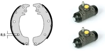 Remschoen set Brembo H 68 020 Lage Kosten