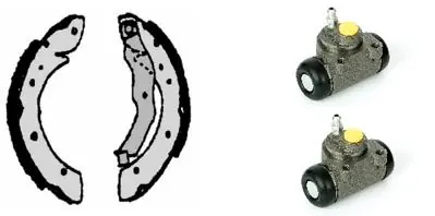 Remschoen set Brembo H 68 060 Alleen Vandaag