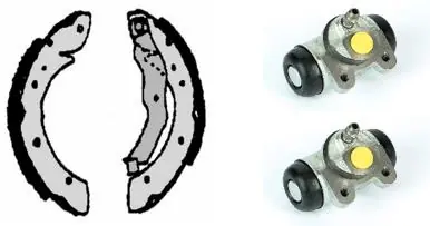 Remschoen set Brembo H 68 068 Populair