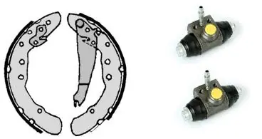 Bestel Nu Remschoen set Brembo H 85 024