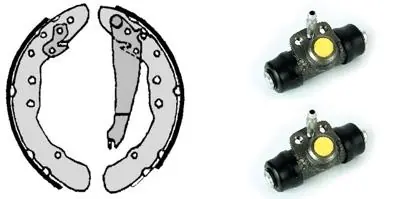 Remschoen set Brembo H 85 035 Favoriet