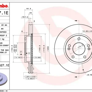 Alleen Vandaag Remschijven Brembo KT 08 013