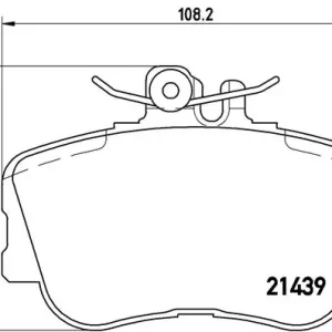 Remblokset Brembo P 06 017 Tijdelijk Beschikbaar