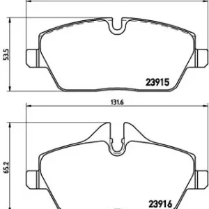 Garantie Inbegrepen Remblokset Brembo P 06 034X