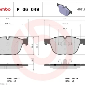 Meest Verkocht Remblokset Brembo P 06 049X