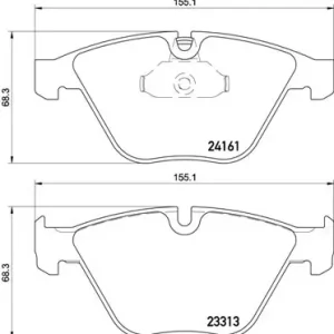 Remblokset Brembo P 06 081 Gratis Retour