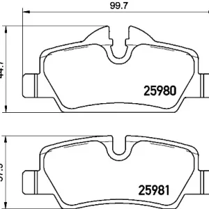 Uitverkoop Remblokset Brembo P 06 090